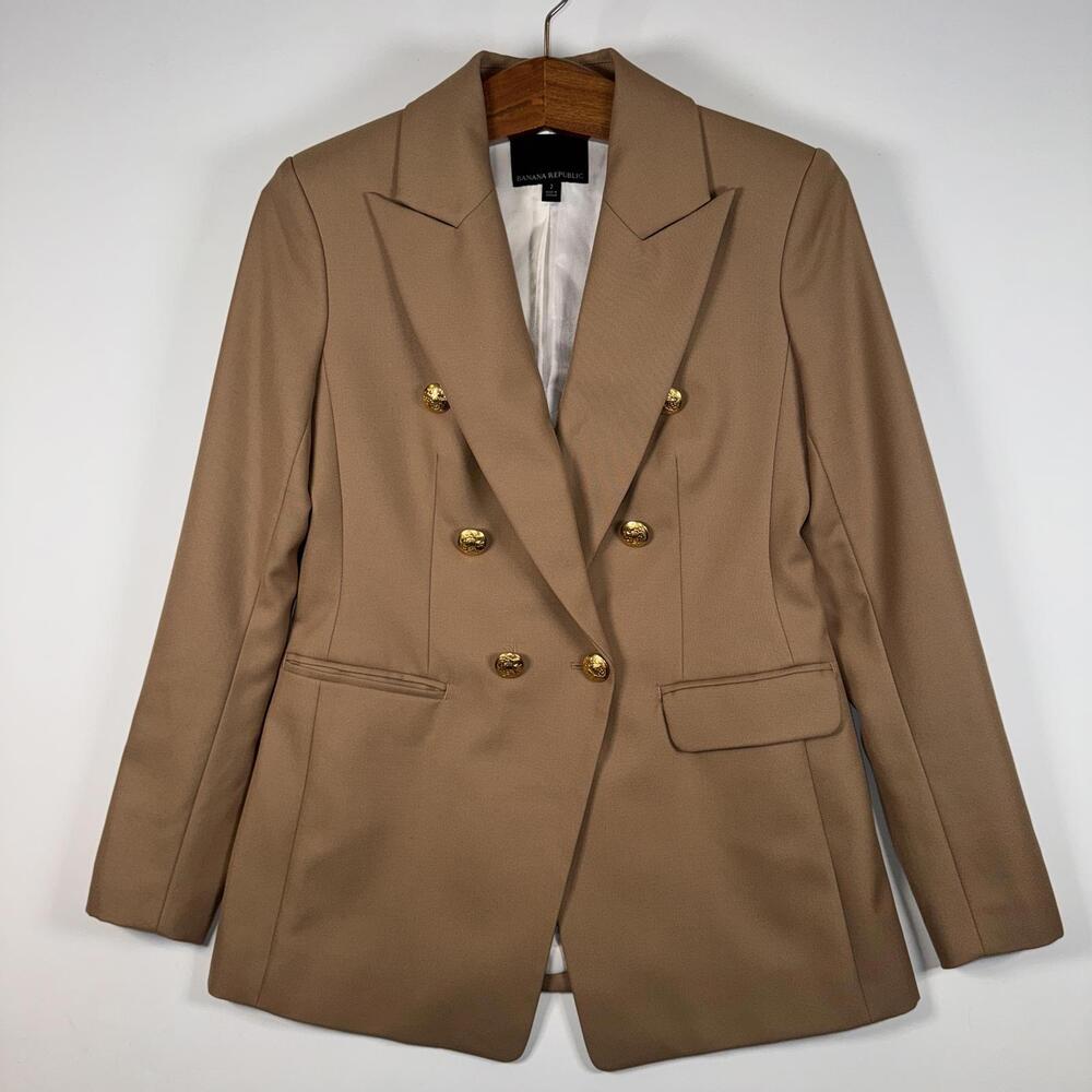 Banana Republic Captain's Blazer - Size 2 - Picture 2 of 8